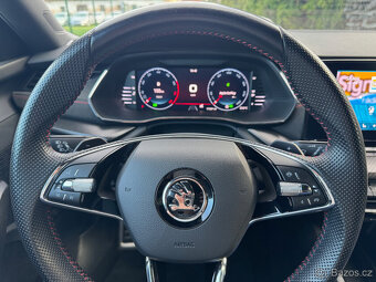 OCTAVIA IV RS 2.0TSI 180kW DSG ACC NAVI LED KOUPENO V ČR DPH - 12