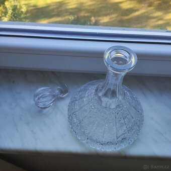 broušená karafa bohemia crystal - 12