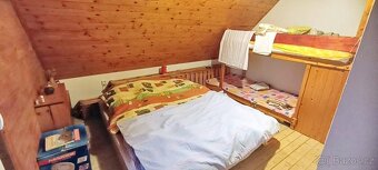Prodej chaty k celoročnímu užívaní 80 m2 + 270 m2 pozemek, o - 12