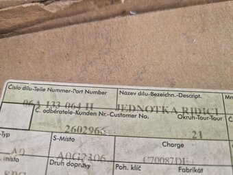 škrtící klapka Škoda Octavia I - 12