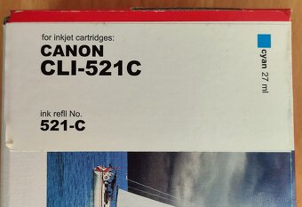 Barva pro inkoustové tiskárny Canon Pixma 1kus 50,- Kč - 12