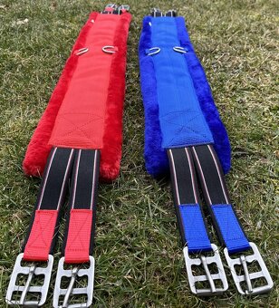 Podbřišník k anglickému sedlu barevný MIX - 12