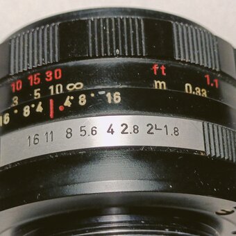 Objektiv Meyer Optik Görlitz Oreston 50 mm f/1,8 pro M42 - 12