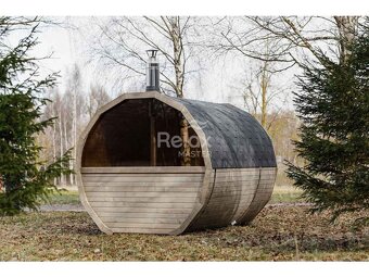 Finská sudová sauna 3m Premium - 12