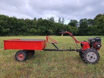 Kultivátor Mountfield MS 07 s vozíkem a sekačkami - 12