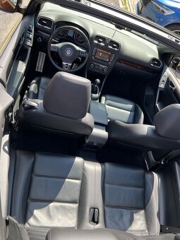 VW Golf VI 1,4TSI 160PS Cabrio , stav nového TOP 🔝 auto - 12