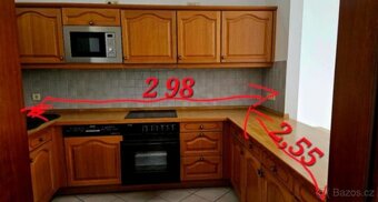 Dubová rustikální kuchyně do U se spotřebiči,4664 - 12