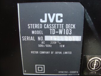 JVC TD-W103 Hi-fi double tape deck - 12
