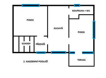 Pronájem bytu 3+kk (73 m²) s terasou – Hodslavice, okr. Nový - 12