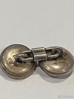 Starý pánský set – manžetové knoflíky + košilové knoflíčky, - 12