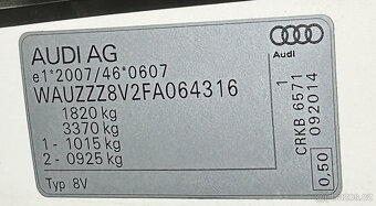 Audi A3 Sportback 1,6 TDI, 2015, nová v ČR, nehavarováno - 12