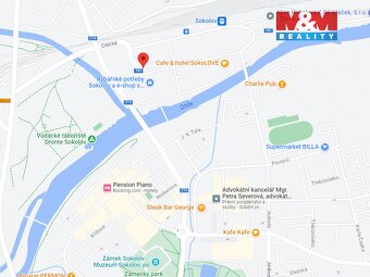 Pronájem bytu 1+kk, 40 m², Sokolov, ul. Nádražní - 12