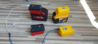Powerbanka,Aku Milwaukee,DeWALT,Makita 18V s LED svítilnou. - 12