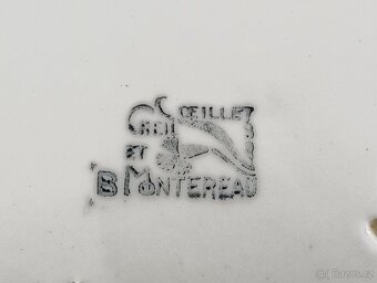 SOUPRAVA ART DECO TALÍŘŮ CREIL ET MONTEREAU FRANCIE - 12