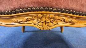 Starožitné řezbované křesla Louis XV 19 st. 6142 - 12