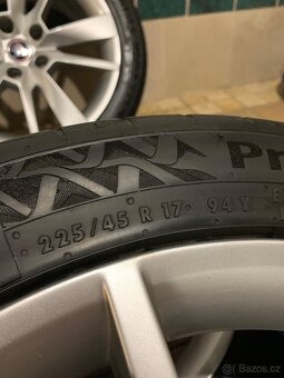 Alu kola Škoda R17 5X112 LETNÍ PNEU 225/45 R17 TRIUS - 12