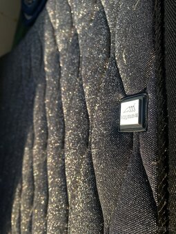 Krásná Podsedlová dečka EQUILINE diamac logo VS black-třpyt. - 12