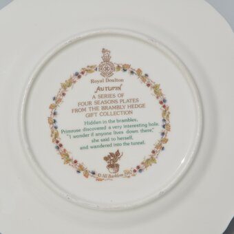 ROYAL DOULTON - sada porcelánové talíře 4 roční období - 12