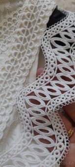 Dámské bílé krajkové letní šaty - NOVÉ - 12