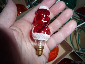 Retro vánoční světelný řetěz ZLATKOV REFLEX r.1973 - 12