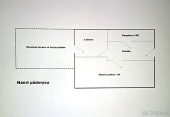 Prodej nového bytu s terasou, 2+kk, Vizovice. - 12