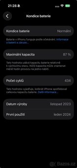 iPhone 15 Pro 128 GB bílý titan v záruční době - 12