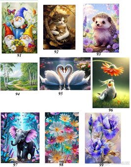 DIY Diamond painting Diamantové malování 30x40 - 12