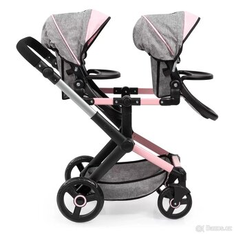 Kočárek pro panenky Xeo Twin - 12