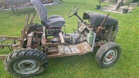 Malotraktor domácí výroby - motor Škoda spartak - 12