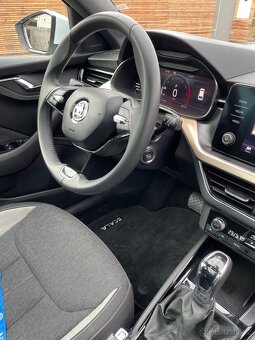 ŠKODA SCALA 1.5TSI 110kw, ZÁRUKA, NAJETO 8tis.KM, DSG - 12
