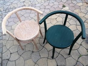 Renovace židlí - odstranění starých nátěrů - 12