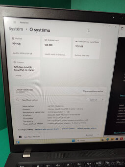 Lenovo Thinkpad t14 g3 i5-1245u 32/512GB√FHD√1rok.záruka√DPH - 12