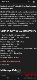 PRODÁM SUBWOOFER + ZESILOVAČ - 12