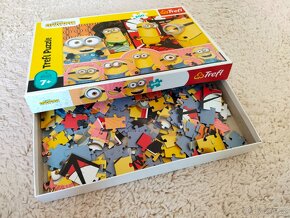 Puzzle 3x (1000ks, 300ks, 200ks) jak NEW - od 6+ - 12