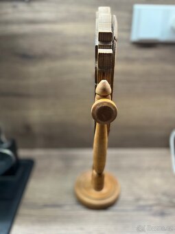 Starožitné dřevěné zrcadlo - 12