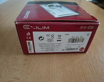 Digitální fotoaparát Casio Exilim ZOOM EX-Z9 oranžový - 12