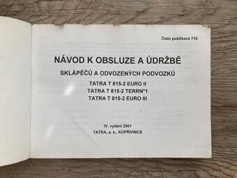 Manuály TATRA - 12
