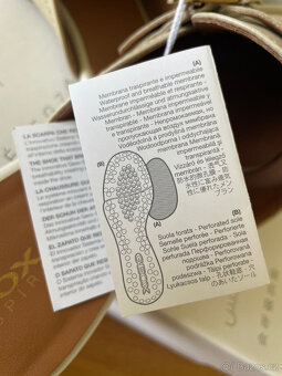 Smetanové celokožené pantofle moles Geox 39 a 39,5 - 12