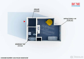 Pronájem bytu 1+kk v Rokycanech, 31 m², ul. Dělostřelců - 12