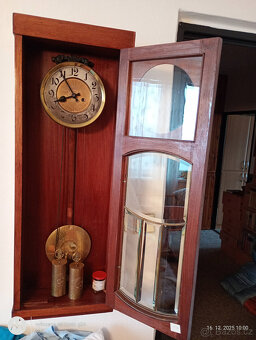 Starožitný set / vše ořech / - vleze se do výtahu - 12