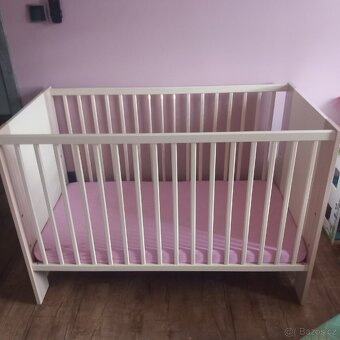 Detska postylka s prebalovaci komodou / pultem - 12