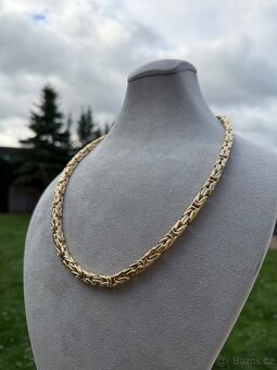 Zlatý řetěz KRÁLOVSKÁ VAZBA - 67.5g 68cm - 8mm - NOVÝ ZLATO - 12