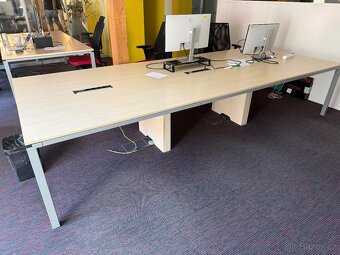 Velký kancelářský stůl 360×140cm značka Techo - 12