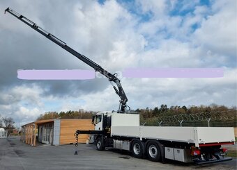 MAN TGS 26.480 - 6x2 – NOVÉ – Valník + HR-Fassi 235 – EURO 6 - 12