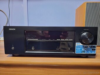 AV receiver DENON, sloupové reproduktory, aktivní subwoofer - 12