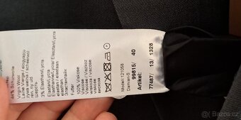 Pánské modern fit formální sako Digel/v.32/3XL/2x73cm - 12