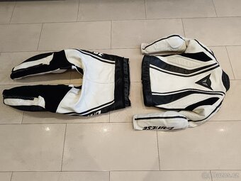 Dainese Stripes-Dámská Pánská kožená moto kombinéza, dvoudíl - 12