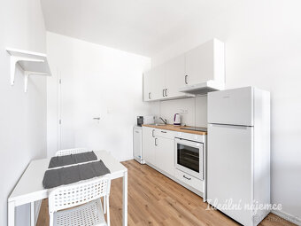 Pronájem bytu 1+kk, Za Černým mostem, Kyje, 18000 Kč/měs, 30 - 12