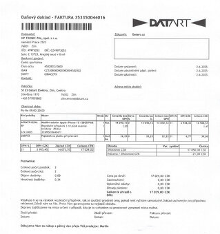 Apple iPhone 15 128GB záruka Datart - 12