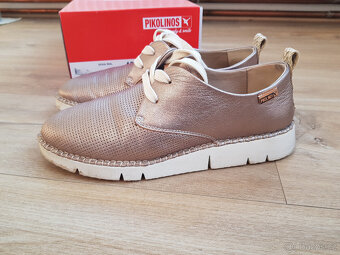 Stříbrné kožené boty PIKOLINOS vel. 40 - 12